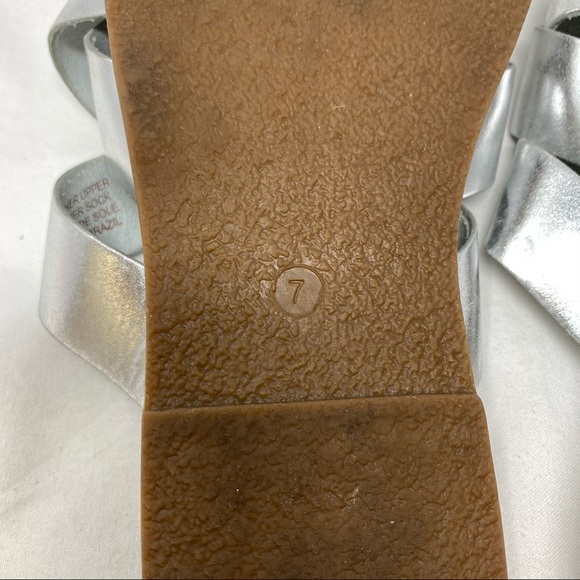 Madewell Metallic The Boardwalk Woven Slide Sandal - Picture 11 of 11